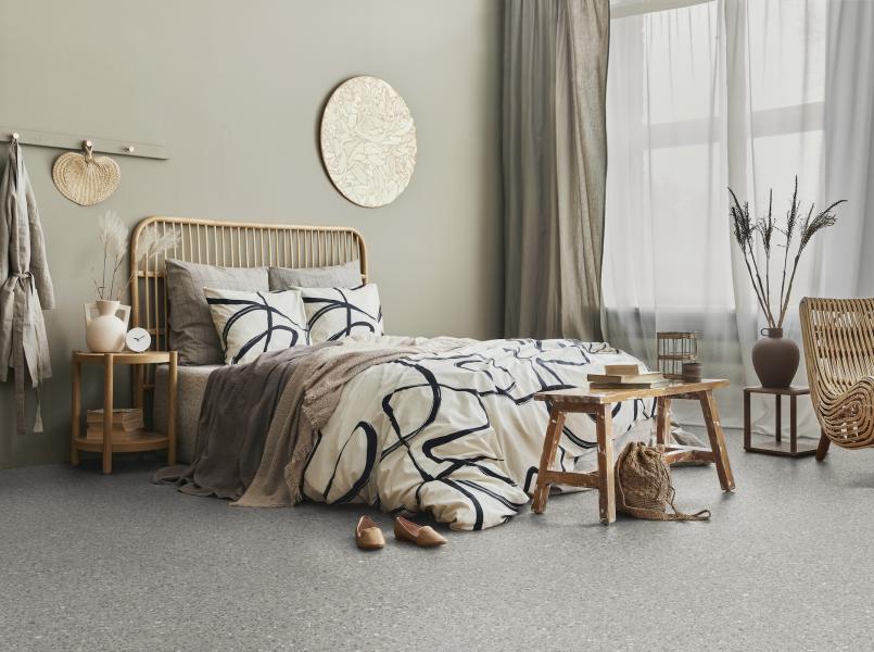 Terrazino mineral bedroom